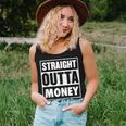 Straight Outta Money Volleyball Dad Best Christmas Women Tank Top Gifts for Her