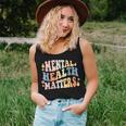 Mental Health Matters Be Kind Groovy Retro Mental Awareness Women Tank Top Gifts for Her