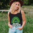 Teacher One Lucky Rainbow St Patrick’S Day Women Tank Top Basic Casual Daily Weekend Graphic Gifts for Her