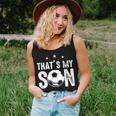 Thats My Son Out There Soccer For Mom Dad Women Tank Top Gifts for Her