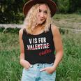 V Is For Vodka AlcoholShirt For Valentine Day Women Tank Top Gifts for Her