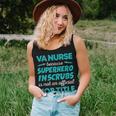 Va Nurse Superhero In Scrubs Not Official Job Title Women Tank Top Gifts for Her