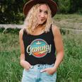 Womens Gammy Retro Name Funny Vintage Grandmother Gammy Women Tank Top Basic Casual Daily Weekend Graphic Gifts for Her