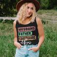 Womens Profession Dad Hero Father Coastguard Women Tank Top Basic Casual Daily Weekend Graphic Gifts for Her