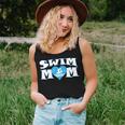 Womens Swim Mom Heart Shaped Pool Water Swimmer Swimming & Diving Women Tank Top Basic Casual Daily Weekend Graphic Gifts for Her