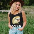 Yeah Hedgehog Meme For Pet Hedgehog Lovers Owners Mom Dads Women Tank Top Gifts for Her