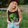 Yes I Smell Like Weed You Smell Like You Missed Out Skull Women Tank Top Gifts for Her