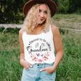 Blessed To Be Called Grandma Women Floral Decor Grandma Women Tank Top Gifts for Her
