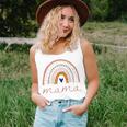 Boho Rainbow Mama Mom Mommy New Mom Women Tank Top Gifts for Her