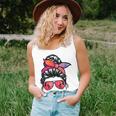 Color Guard Mom Messy Bun Marching Band School Mommy Mother Women Tank Top Basic Casual Daily Weekend Graphic Gifts for Her