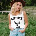 Cool Air Force Wife Gift | Best Proud Veteran Military Women Women Tank Top Basic Casual Daily Weekend Graphic Gifts for Her