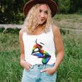 Lesbian Lips Kissing Rainbow Flag Gay Pride Lgbt Women Tank Top Gifts for Her