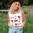 Love Happy Valentines Day Heart Couple Men Women Cute Women Tank Top Basic Casual Daily Weekend Graphic Gifts for Her
