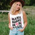 Mama Mommy Mom Bruh Groovy Vintage Mother Women Tank Top Gifts for Her