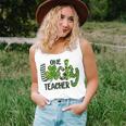 Shamrock One Lucky Teacher St Patricks Day School Women Tank Top Basic Casual Daily Weekend Graphic Gifts for Her