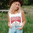 Two Things We Dont Chase Cowboys And Tequila Humor Women Tank Top Gifts for Her