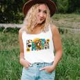Western Faith Cow Farm Christian Sunflower Jesus Lover Women Tank Top Gifts for Her