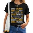00038 Stylish Christ Is King Apparel Women T-shirt