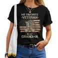 Army Veterans Day My Favorite Veteran Is My Grandma Kids Women T-shirt