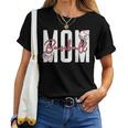 Baseball Mom Letter Print Mama Baseball Lover Women T-shirt