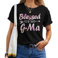 Blessed To Be Called G-Ma Flower Women T-shirt