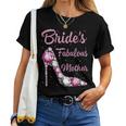 Brides Fabulous Mother Happy Wedding Marry Vintage Women T-shirt
