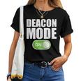 Deacon Mode - Religious Christian Minister Catholic Church Women T-shirt