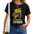 Doberman Mom Sunflower Doberman Women T-shirt
