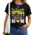 My Favorite Softball Player Calls Me Mom Tshirt Women T-shirt