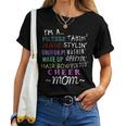 Funny Cheerleading Mom S For Cheer Moms Women T-shirt