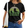 Funny Mama Saurus Dinosaur Mom Of One 1 KidRex Women T-shirt