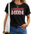 Lacrosse Mom Vintage Retro Lacrosse Stick Sun Gift Women T-shirt