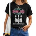 Lucky Bowling Gift For Women Wife Mom Or Girls Women T-shirt