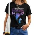 Womens Mermaid Godmother Mermaid Birthday Party Shirt Women T-shirt