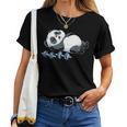 Panda The Struggle Is Real Weightlifting Fitness Gym Women T-shirt
