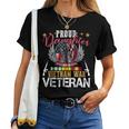 Proud Daughter Vietnam War Veteran American Flag Military Women T-shirt