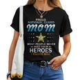Proud National Guard Mom I Raised My Heroes Camouflage Army Women T-shirt