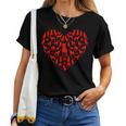 Rottweilers Hearts Love Dog Lover Men Women Valentines Day V2 Women T-shirt