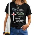 Silly Rabbit Easter Is For Jesus Eggs Hunting V2 Women T-shirt
