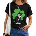 St Saint Patricks Day Tuxedo Cat Men Women Kids Costume Women T-shirt