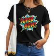 Super Mom Comic Book Superhero Women T-shirt