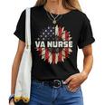 Va Nurse Real American Hero 4Th Of July Us Patriotic Vintage Women T-shirt