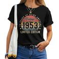 Vintage 1953 70 Year Old For Man Woman 70Th Birthday Women T-shirt Casual Daily Basic Unisex Tee Vintage 1953 70 Year Old For Man Woman 70Th Birthday Women T-shirt Casual Daily Basic Unisex Tee