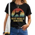Vintage Best Beagle Mom Ever Women T-shirt