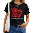 Vintage Utica Club Vintage Beer Lover Gift Women T-shirt