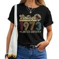 Womens 50 Year Old Vintage 1973 50Th Birthday Gifts For Women Men Women T-shirt