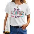 Best Godmother Ever Women Flower Decor Mom Women T-shirt