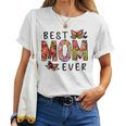 Floral Best Mom Ever From Daughter Son Kid Women T-shirt