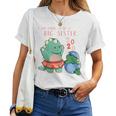 Kids Im Going To Be A Big Sister 2020 Dinosaur Women T-shirt