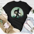 Bigfoot Irish Drinking Beer St Patricks Day Sasquatch  Women T-shirt Casual Daily Crewneck Short Sleeve Graphic Basic Unisex Tee